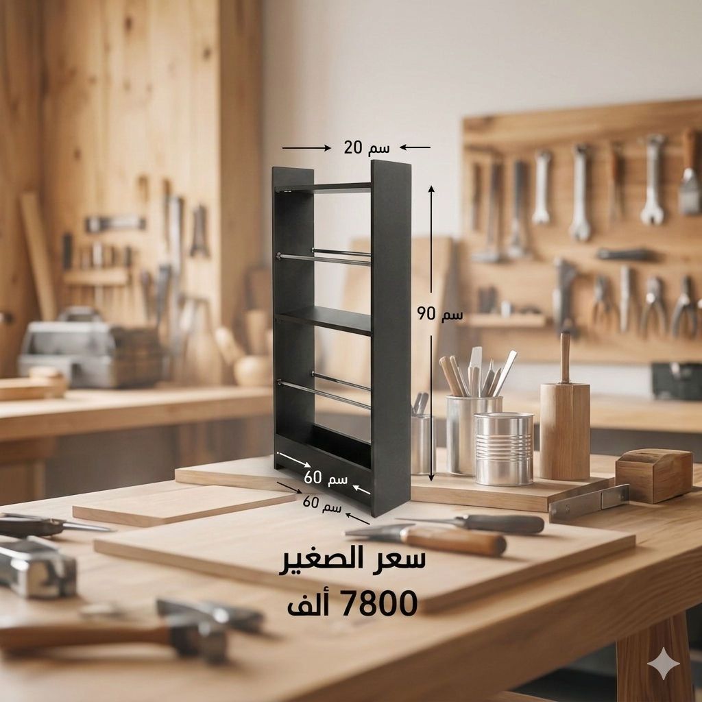 COLONNE CUISINE 3 ETAGES 90×60×20CM / رف 3 طوابق